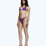 Triangle Bikini Top Purple