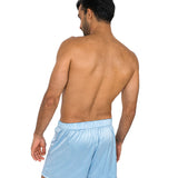 SATIN BOXER SHORTS Blue Crush
