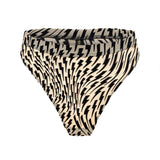 FLOCK MESH CHEEKY BRIEFS TATTOO BEIGE