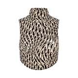Flocked Mesh Crop Top Tattoo