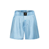 SATIN BOXER SHORTS Blue Crush
