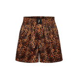 SATIN BOXER SHORTS ORANGE LEO