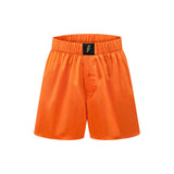SATIN BOXER SHORTS  WILD SUNRISE ORANGE