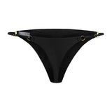 Satin Thong Black