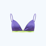 Triangle Bikini Top Purple