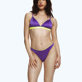 Triangle Bikini Top Purple
