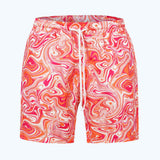 SWIM SHORTS ORANGE & PINK