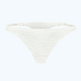 SATIN THONG WHITE