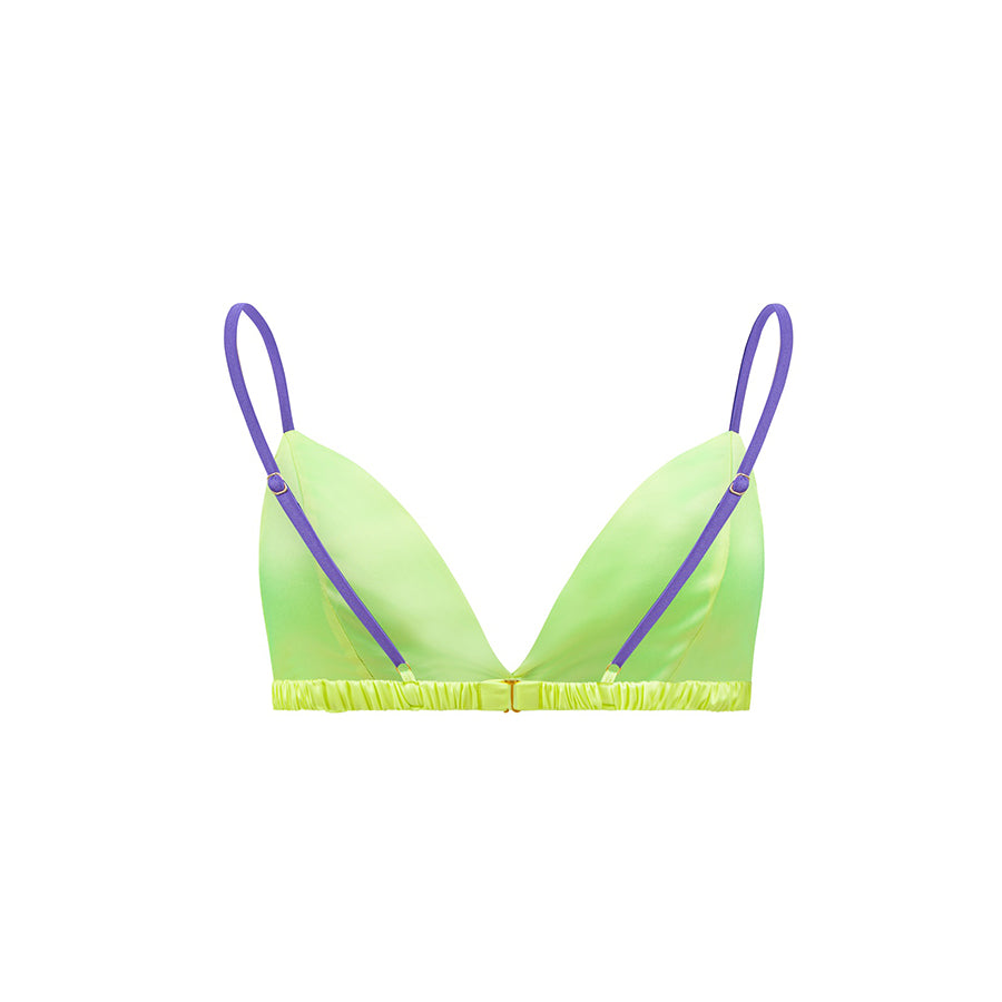 SATIN BRALETTE Purple Rain - Ekcentrik Underwear