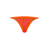 SATIN THONGS WILD SUNRISE ZEBRA - Ekcentrik Underwear