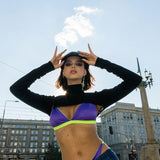 SATIN BRALETTE Purple Rain - Ekcentrik Underwear